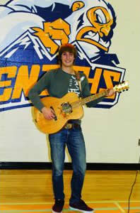 One-of-a-kind guitar strikes a chord with students